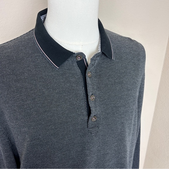 Ted Baker London Men’s Long Sleeve 3 Button down polo | Size 7 - Picture 3 of 11